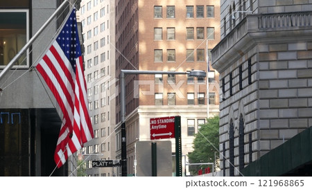New York City Manhattan Downtown Financial District, USA. American Federal Reserve Bank building. New York City Manhattan Downtown Financial District, USA. American Federal Reserve Bank building. 121968865
