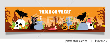 Twitch banner for halloween celebration 121969647