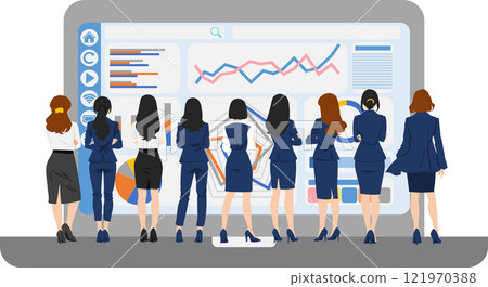 Illustration of business strategy Illustration of business strategy 121970388