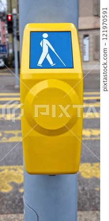 Crosswalk button 121970591