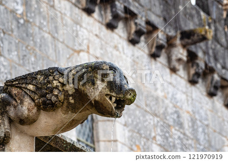 Cloister of Silence at Alcobaca monastery, Mosteiro de Santa Maria de Alcobaca at Alcobaca, Portugal 121970919