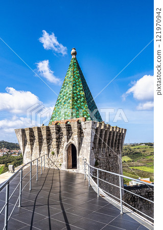 The castle of Porto de Mos in Portugal. It was damaged badly during the 1755 earthquake. 121970942