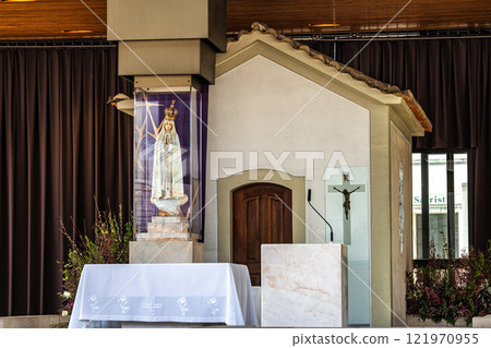 Chapel of Apparitions in Fatima, Portugal Built at the place where the Fatima apparitions were reported 121970955