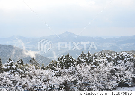Snowscape of Nagasaki, southern Kyushu Snowscape of Nagasaki, southern Kyushu 121970989