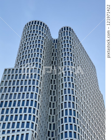 Germany Berlin modern architecture office building Germany Berlin modern architecture office building 121971422