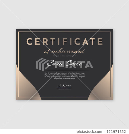 Elegant certificate template 121971832
