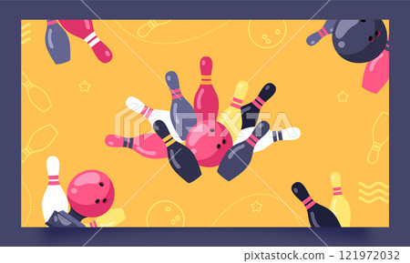 Twitch background for bowling championship Twitch background for bowling championship 121972032
