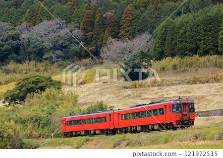 阿蘇特急沿著館野之字形上升 121972515