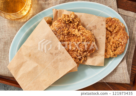 Taiwanese fried chicken "Jipai" - Crispy and juicy street food Taiwanese fried chicken "Jipai" - Crispy and juicy street food 121973435