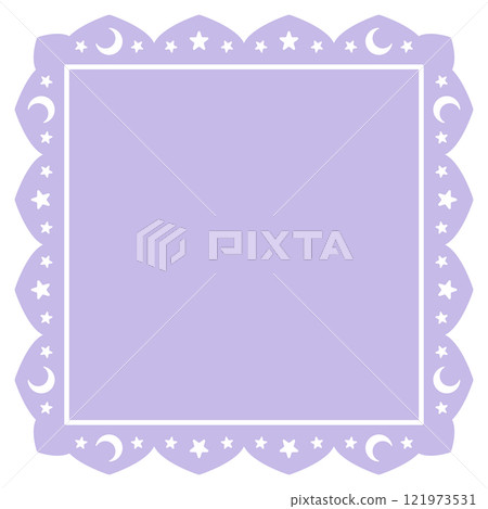 Cute lace frame purple Cute lace frame purple 121973531