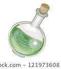一瓶綠色藥水 121973608