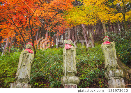 [西福寺] 紅葉與地藏菩薩像 [鹽尻市] 121973620