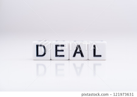 DEAL block letters DEAL block letters 121973631