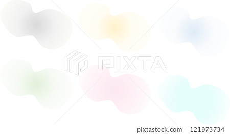 Light speech bubble comment graphic material illustration Light speech bubble comment graphic material illustration 121973734