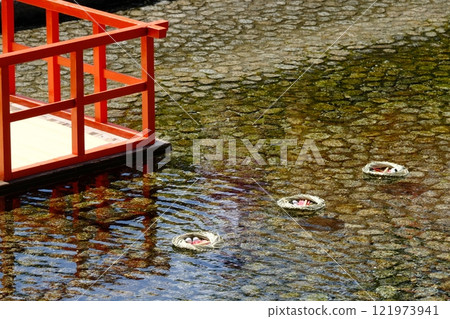 The Shimogamo Shrine Nagashi Hina Festival 121973941