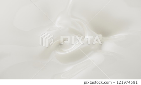 Freeze Motion of Whirling Cream , Close-up Freeze Motion of Whirling Cream , Close-up 121974581