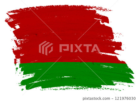 Belarus flag background paint splash brushstroke 121976030