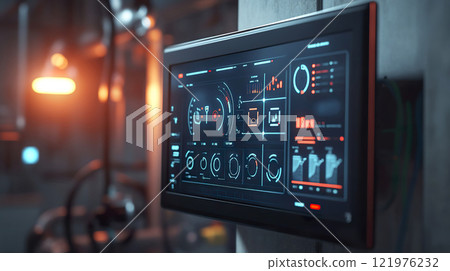 Display of various electronic devices mounted...-插圖素材 [121976232] - PIXTA圖庫