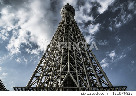 Tokyo Sky Tree and fine sky Tokyo Sky Tree and fine sky 121976822