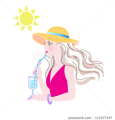Summer lady Summer lady 121977347