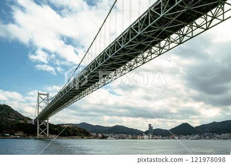Kanmon Kaikyo Bridge (from Shimonoseki side) Kanmon Kaikyo Bridge (from Shimonoseki side) 121978098
