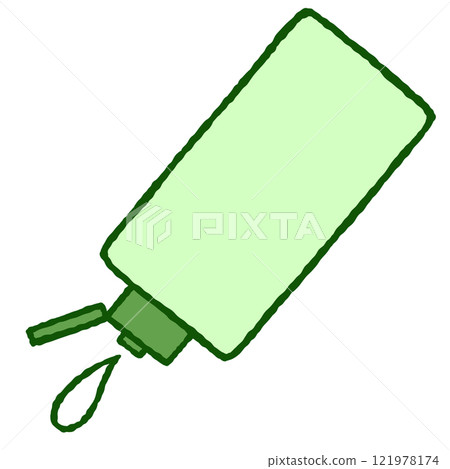 一個簡單的瓶子的插圖 121978174