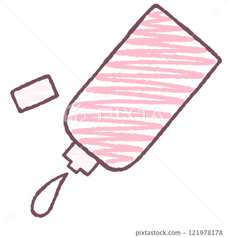 一個簡單的瓶子的插圖 121978178