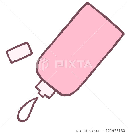 一個簡單的瓶子的插圖 121978180