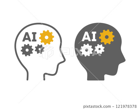 AI 人工智慧圖像向量圖 AI 人工智慧圖像向量圖 121978378