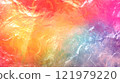 Abstract blurred gradient background. Trendy bright rainbow colors. Modern colorful smooth banner template 121979220