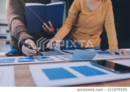 UX UI and Programming development technology. 121979309