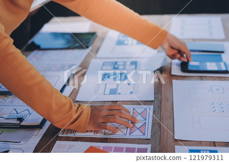 UX UI and Programming development technology. UX UI and Programming development technology. 121979311