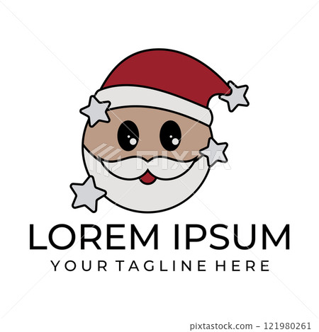 Santa Claus vector illustrations design icon logo 121980261