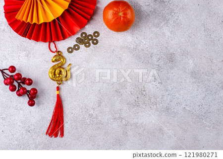 2025 Chinese new year of snake concept 121980271