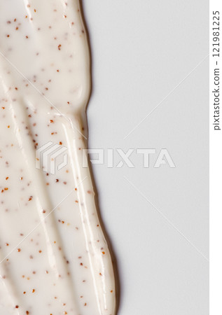 The texture of a cosmetic body scrub. Copy space 121981225