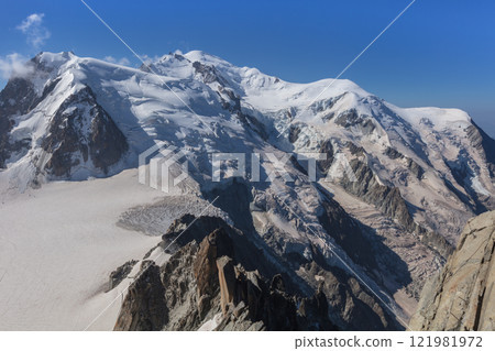Mont Blanc Massif Chamonix Alps France,Europe 121981972