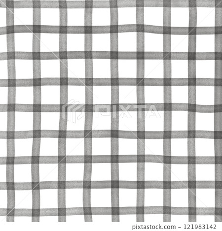Black Plaid Hand Drawn Background Pattern Overlay Black Plaid Hand Drawn Background Pattern Overlay 121983142