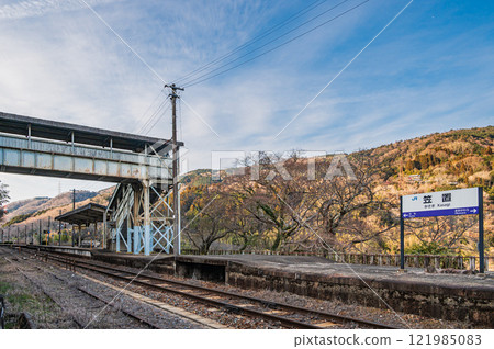 JR西日本關西線笠置站風景 京都府笠置町 121985083