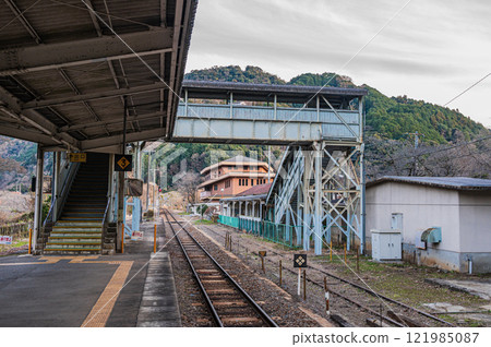 JR西日本關西線笠置站風景 京都府笠置町 121985087