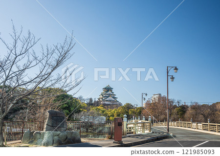 大阪城堡城堡塔 大阪城堡城堡塔 121985093