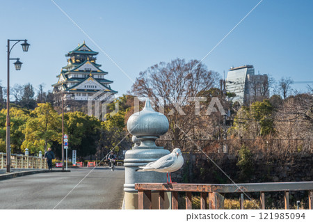大阪城堡城堡塔 大阪城堡城堡塔 121985094