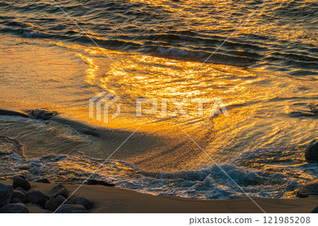 Sunset Beach (September) Environmentally Friendly Image 121985208