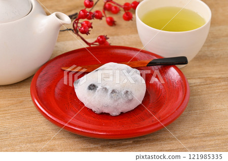 大福媽媽、大福媽媽、日式甜點、大福、大福麻糬、大福、日式甜點、綠茶、大福麻糬 121985335