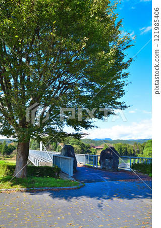 Fureai Bridge, Usune River, Kawaba Village, Tone District 121985406