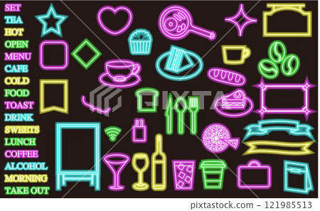 Cafe Neon Menu 121985513