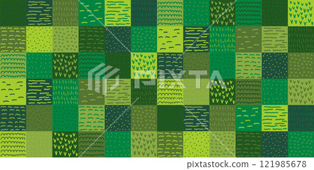 Field illustration pattern background material Field illustration pattern background material 121985678