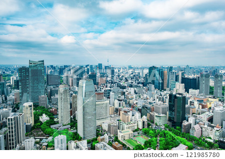 [#Tokyo] 從東京鐵塔看到的城市景觀 121985780