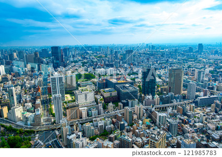 [#Tokyo] Cityscape seen from Tokyo Tower 121985783