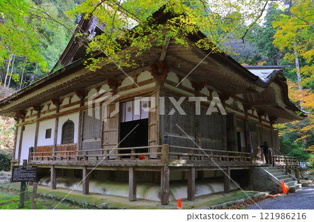秋天的百濟寺(東近江市正殿) 秋天的百濟寺(東近江市正殿) 121986216