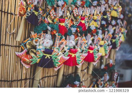 Lucky charm Tori no Ichi rake 121986329